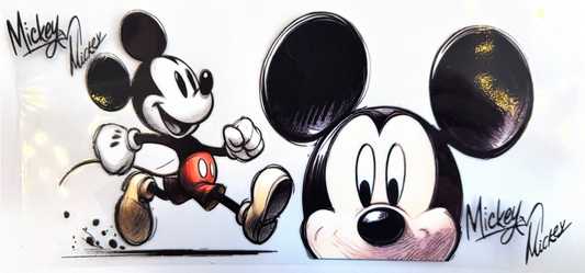 Vintage Mickey Sketch Art
