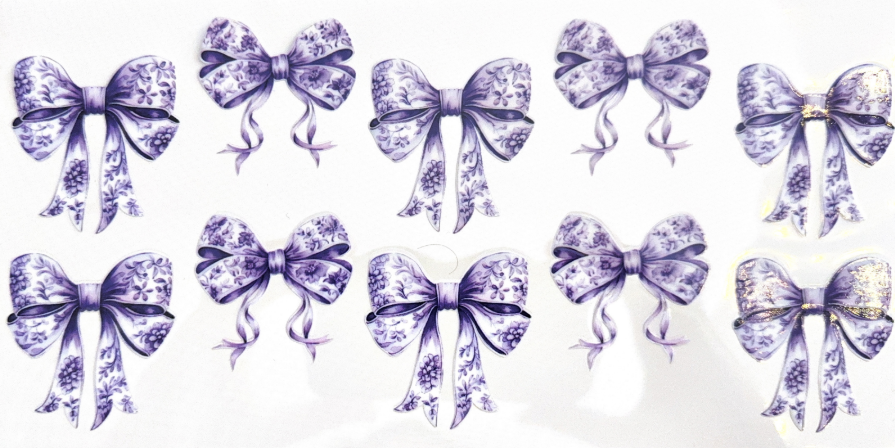 Lavender Floral Bow Collection