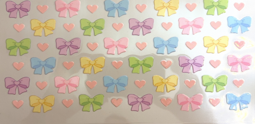 Pastel Bows & Hearts Collection