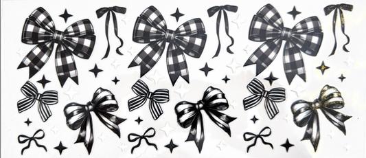 Black & White Gingham Bow Collection