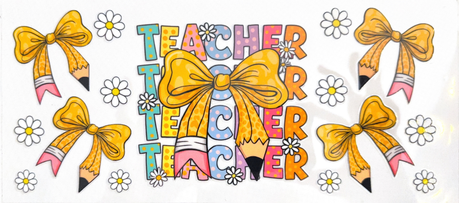 Teacher Pencil Bow Collection